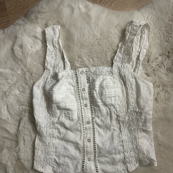 Free People prairie style corset top! Like new! - Picture 3 of 3